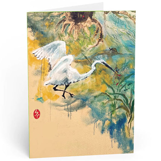Great White Egret Greeting Card