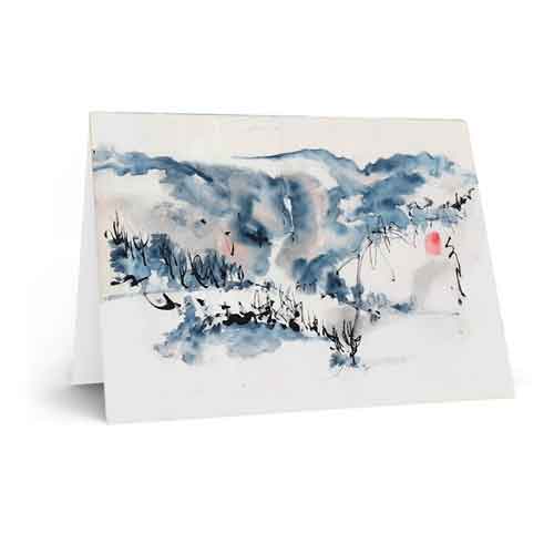 Blue Mountain Waterfall – World-calligraphy