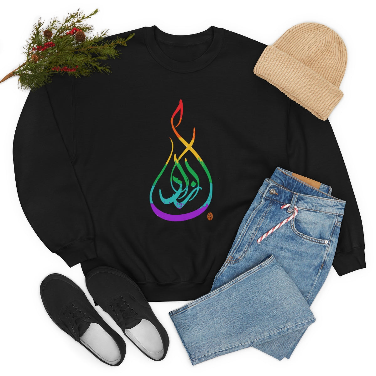 Azadi Rainbow -- Unisex Heavy Blend™ Crewneck Sweatshirt