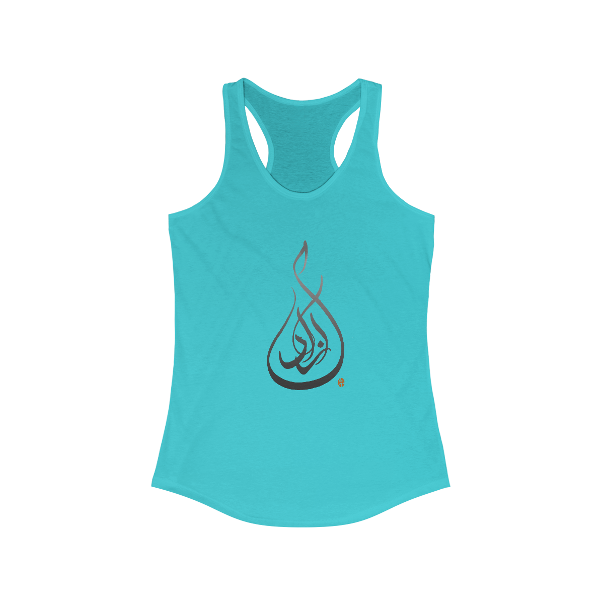 Azadi Gray: Women's Ideal Racerback Tank