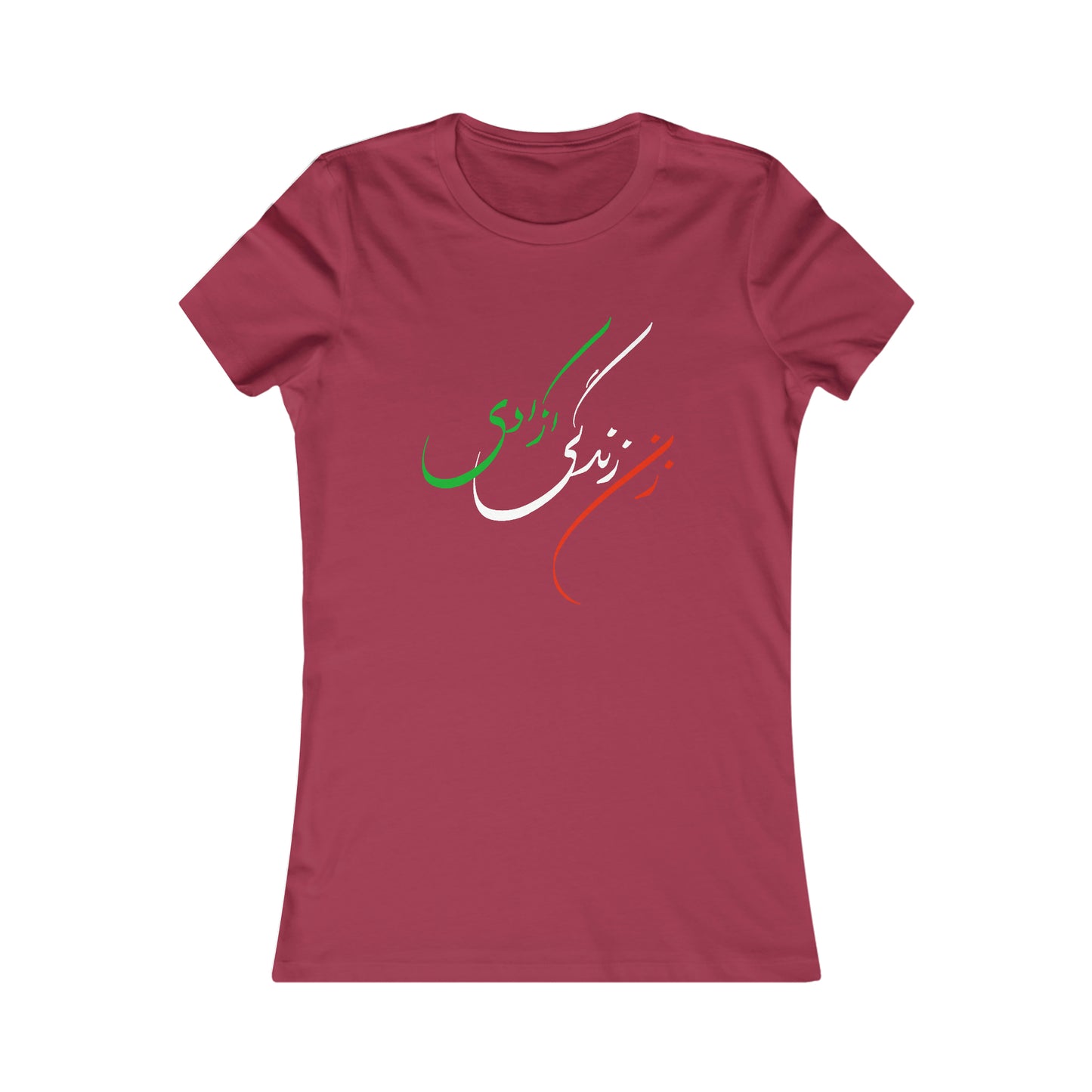 Women's Favorite Tee: Zan Zendegi Azadi