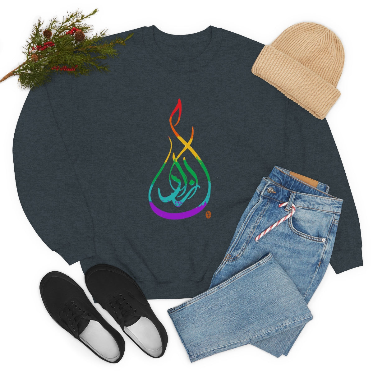 Azadi Rainbow -- Unisex Heavy Blend™ Crewneck Sweatshirt