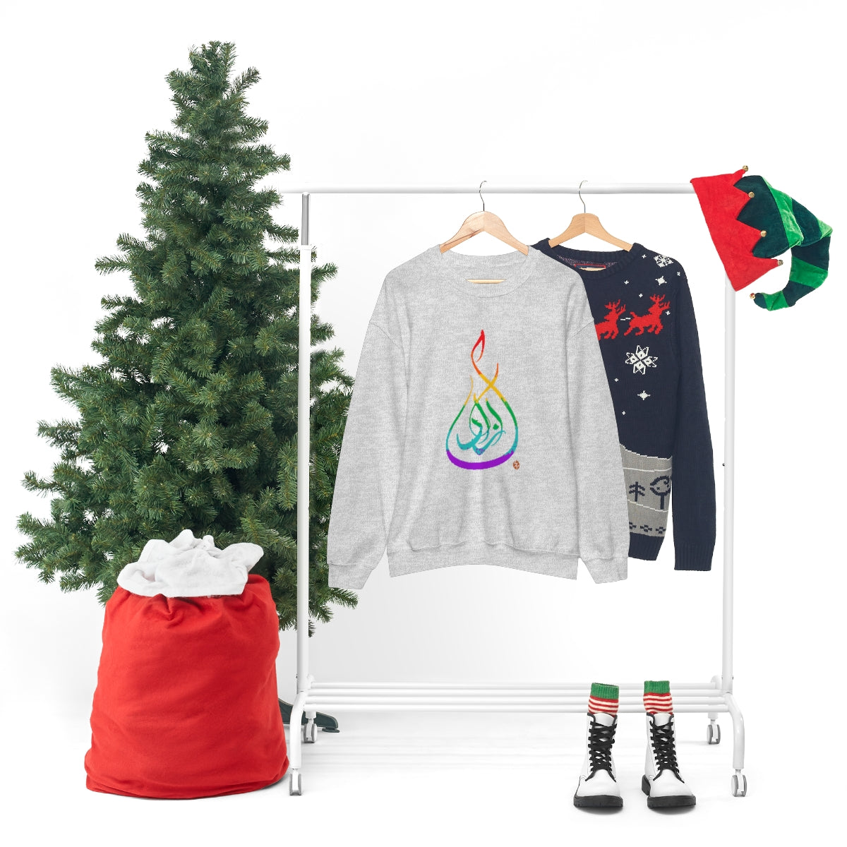 Azadi Rainbow -- Unisex Heavy Blend™ Crewneck Sweatshirt